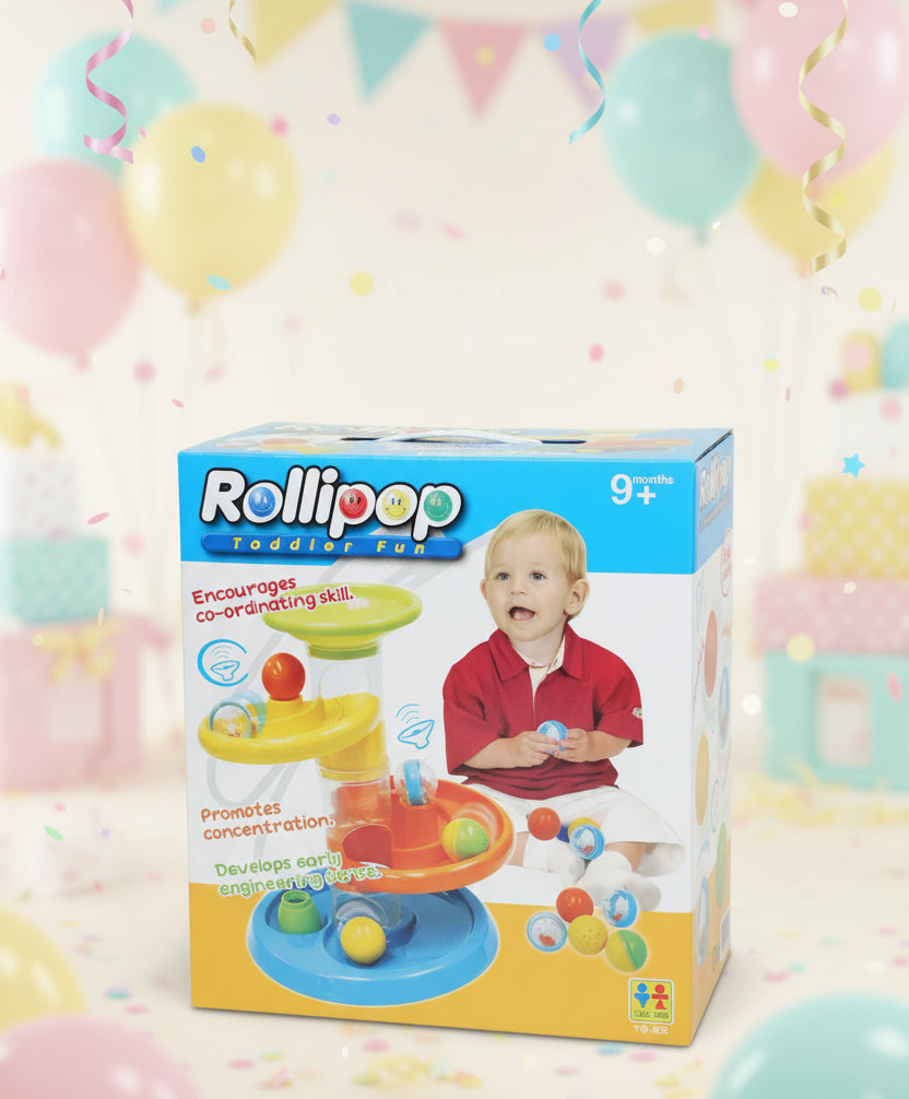 🌈 Rollipop：Toddler Fun Ball Run_Blue