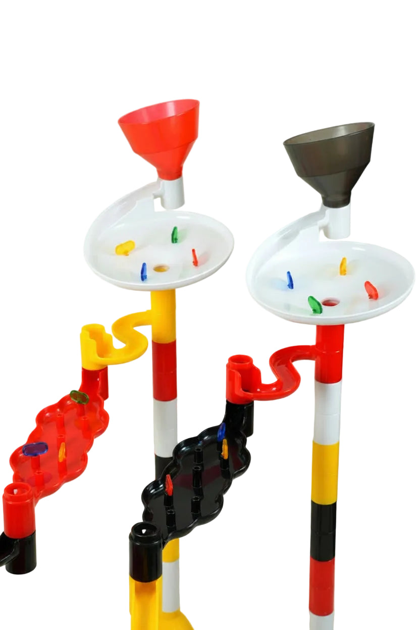 🏎️ Marblous：Marble Run Racing Set With Durable Tracks For STEM Play & Adventure